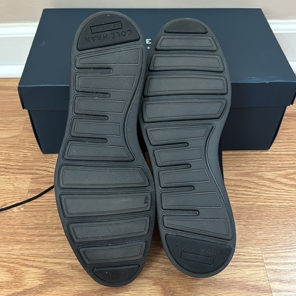 Cole Haan Men's OriginalGrand Wingtip Oxford Black Style C28443 - Picture 4 of 8